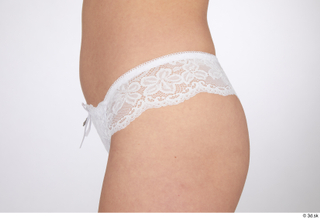 Jessie Clark buttock hips lingerie underwear white lace panties 0001.jpg